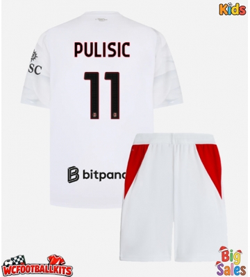 AC Milan Christian Pulisic #11 Replica Away Stadium Kit for Kids 2026-27 Short Sleeve (+ pants)